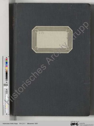 "Cassa-Buch" (Kassenbuch). [siehe auch auszugsweise Abschrift in WA 9 d 70, WA 9 d 71 und WA 9 d 533]