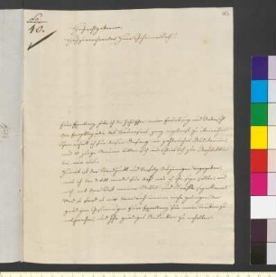 Brief von Hundeshagen, Helfrich Bernhard an Goethe, Johann Wolfgang von