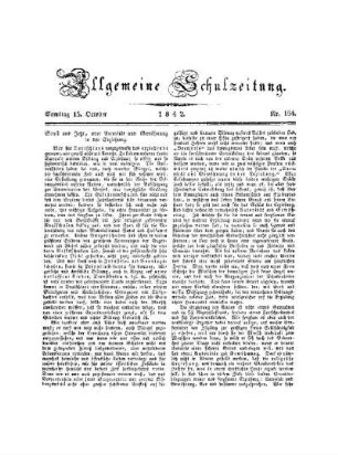 Sonst und jetzt, Autorität und Gewöhnung in der Erziehung