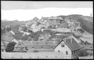 Quedlinburg. Münzenberg vom Schloss gesehen
