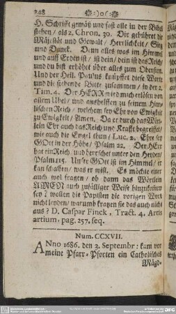 Num. CCXVII.
