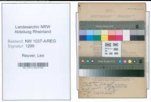 Entnazifizierung Leo Reuver , geb. 02.01.1890 (Richter)