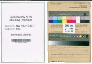 Entnazifizierung Aenne Hermann , geb. 11.11.1888 (Lehrerin)