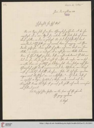Briefe von Heinrich Vogt an Max Wolf: Brief von Heinrich Vogt an Max Wolf