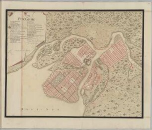 Plan von Petersburg