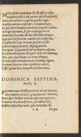 Dominica Septima.