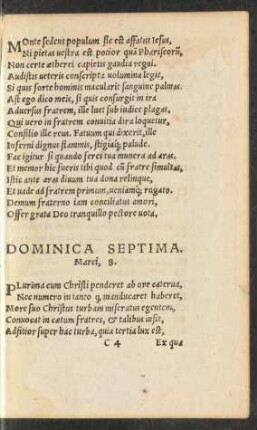 Dominica Septima.