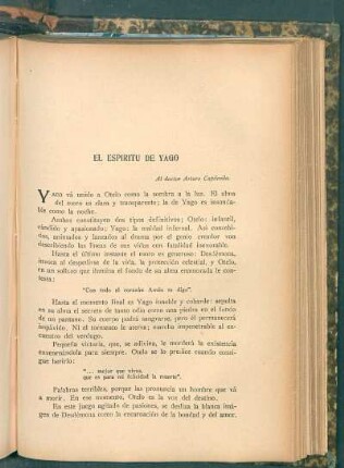 El espíritu de Yago