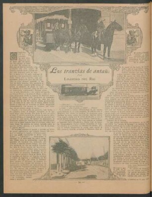 Los tranvías de antaño