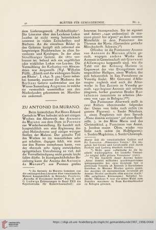 4: Zu Antonio da Murano