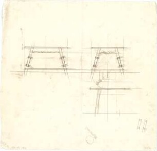 Pfann, Paul; München - Bogenhausen; Villa Jos. Selmayer - Tisch (Ansichten, Details)