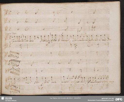 Recitativo: Spasimi del cor mio