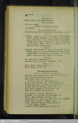 Einwohnerverzeichnis : Einwohnerverzeichnis