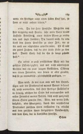 189-202, 1765. Da der Herr Professor Wegelin...