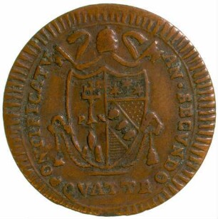 Münze, Quattrino, 1802