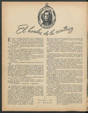 El hombre de la cicatriz : Cuento