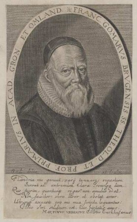 Bildnis des Franc. Gomarus