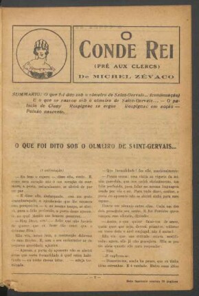 O conde rei : Pré aux clercs. Romance histórico