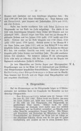 N. Bürgermilitär.