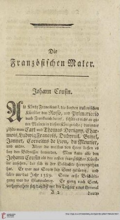 Die Franzoesischen Maler