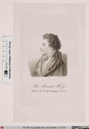 Bildnis Pius Alexander Wolff