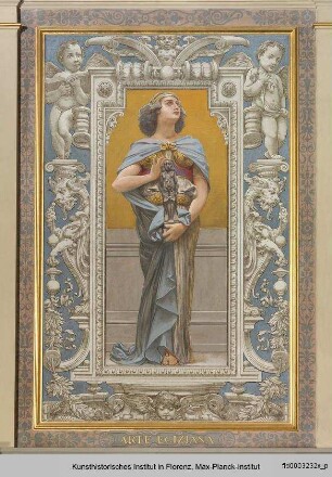 Ausmalung des Treppenhauses im Palazzo Grifoni Budini Gattai : Weibliche Allegorien