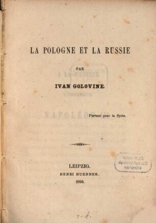 La Pologne et la Russie