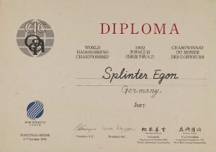 CIC, OAI, HAIRWORLD - DIPLOMA