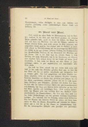 46. Mund und Maul.