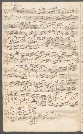 Sinfonien; cemb; D-Dur; BWV 789