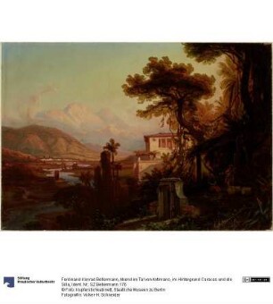 Abend im Tal von Antimano, im Hintergrund Caracas und die Silla