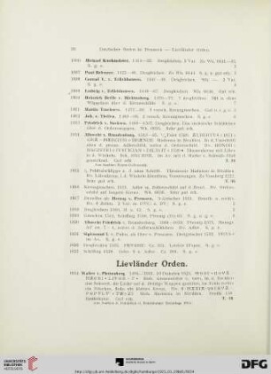 Lievländer Orden (Nr. 1824-1827)