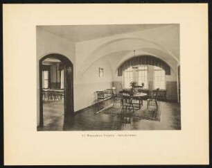 Moritz-und-Johanna-Simon-Stiftung, Berlin-Treptow: Sprechzimmer (aus: Alfred Breslauer, Ausgeführte Bauten 1897-1927)