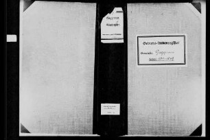 Gaggenau, katholische Gemeinde: Geburtenbuch 1809-1849
