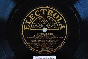 Rataplan-Chor : ("Die Macht des Schicksals") / (Verdi)