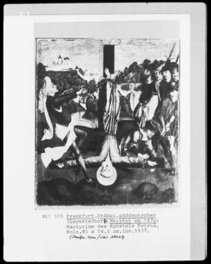Darstellungen der Apostelmartyrien — Martyrium des Apostels Petrus