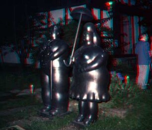 Goslar, Rosentorstraße, Skulptur (Fernando Botero)