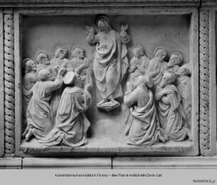 Verkündigungsaltar : Szenen aus dem Leben Christi und Mariens : Christi Himmelfahrt