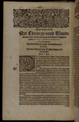 Das vierte Buch [...] Von den Brüchen und Verrenckungen der Beine.