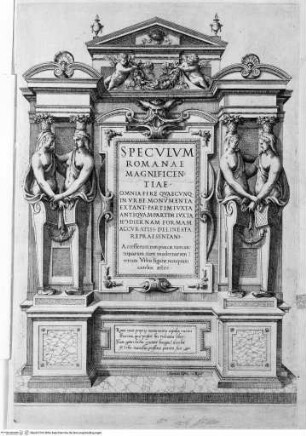 Speculum Romanae Magnificentiae, Titelblatt