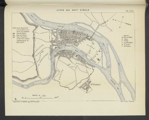 Pl. VIII. Lyon Au XVIe Siècle