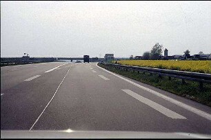 Einfahrt in Nebenfahrbahn (München Richtung Stuttgart)