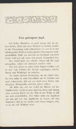 Eine gelungene Jagd.