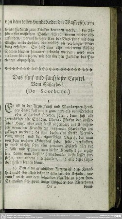 Das fünf und funfzigste Capitel. Vom Scharbeck. (De Scorbuto.)