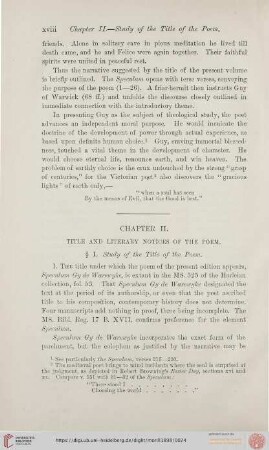 Chapter II. Title and Literary Notices of the Poem
