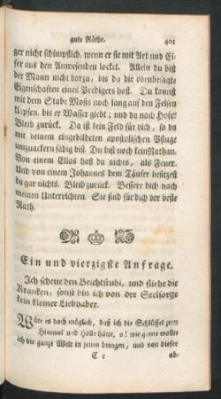 Ein und vierzigste Anfrage - Fünfzigste Anfrage