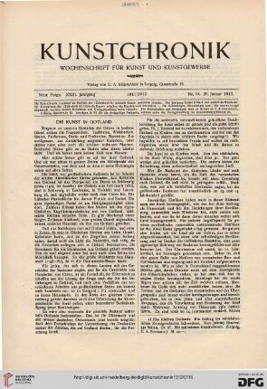 Heft 14 (26. Januar 1912)