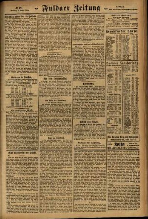 Zweite Ausgabe vom Freitag, den 21. März 1924.