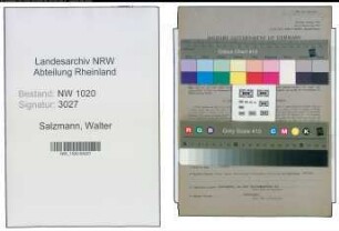 Entnazifizierung Walter Salzmann , geb. 18.08.1900 (Kaufmaennischer Angestellter)