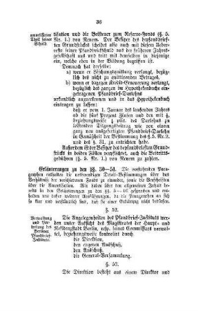 Erläuterungen zu den §§. 30-51